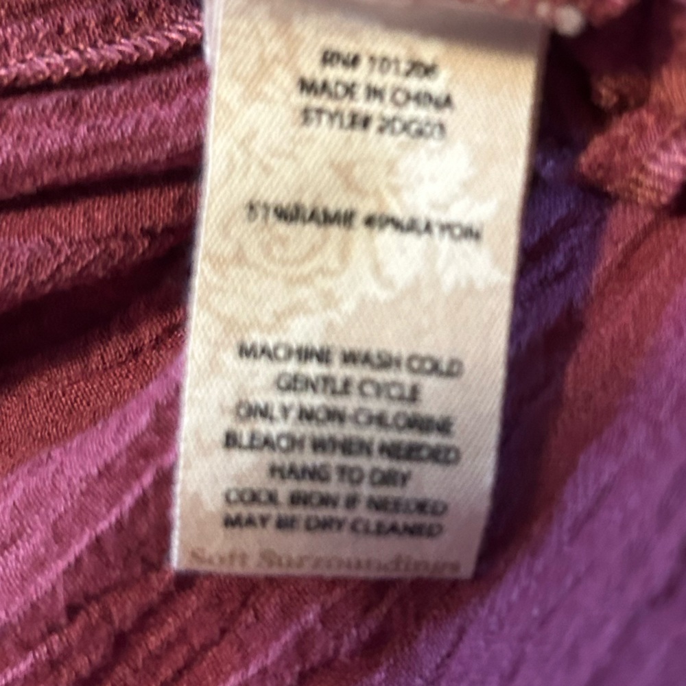 Soft Surroundings Mahdia tunic size medium - Picture 10 of 10